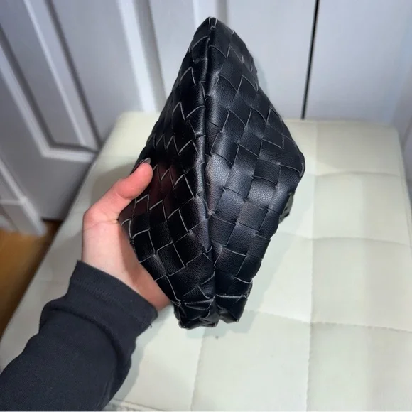 Black Woven Handbag - Picture 8 of 8